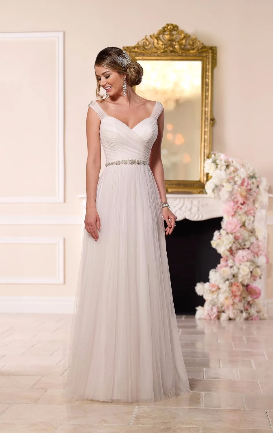Wedding Rustic Wedding Dress online get cheap rustic wedding dresses aliexpress com alibaba vestidos de novia dress elegant pleat v neck country style gowns with beaded