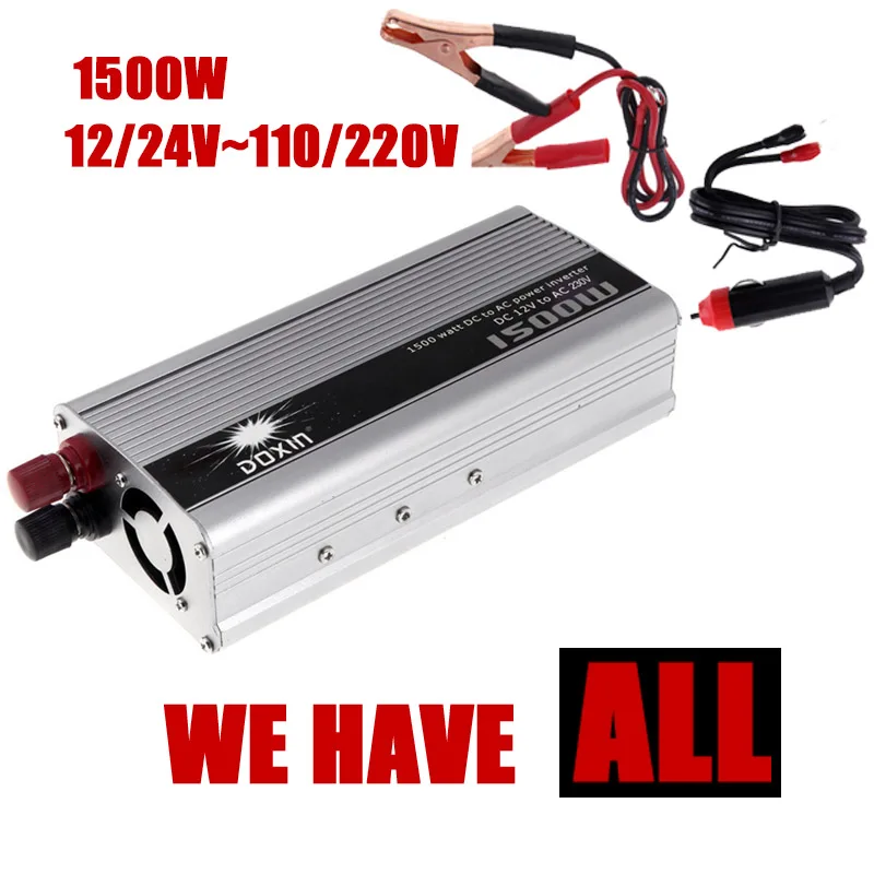 Wholesale car Power converter USB charger DC 12 24V to AC 110 220V