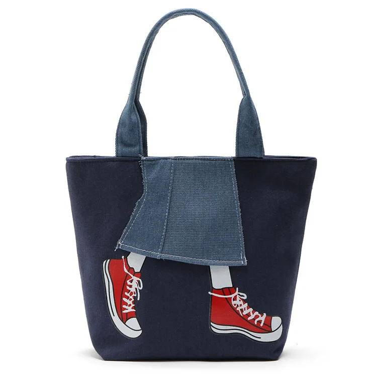 Women Large Capacity Cowboy Handbag High Qualtity Lovely Casual All-Match Denim Shoulder Shopping Bag medium shoulder bag