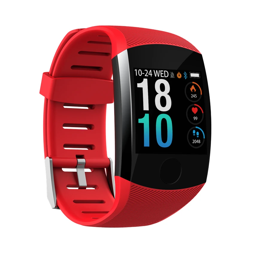  Q11 Smart Watch Waterproof Big Touch Screen OLED Message Heart Rate Time Smart band Fitness Activit - 33001533206