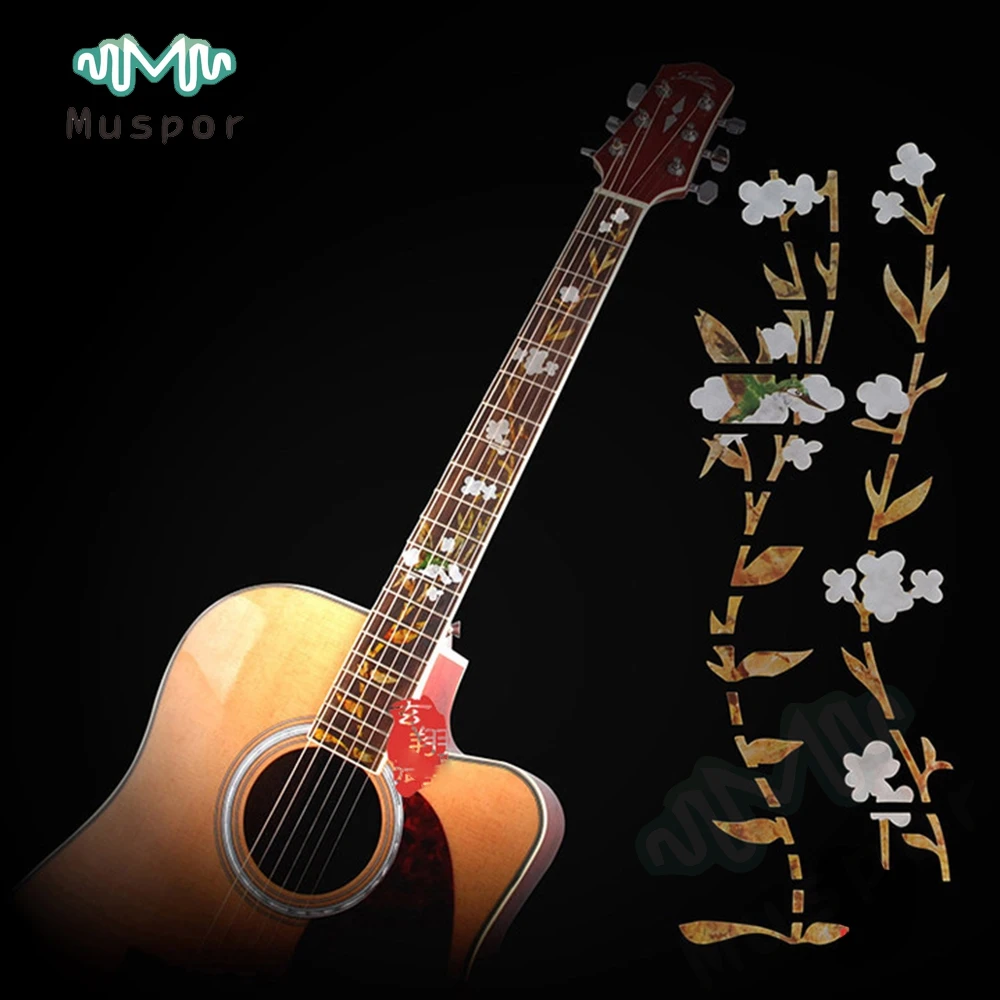 Flower Guitar Sticker Fret Fretboard Markers Decals for Acoustic