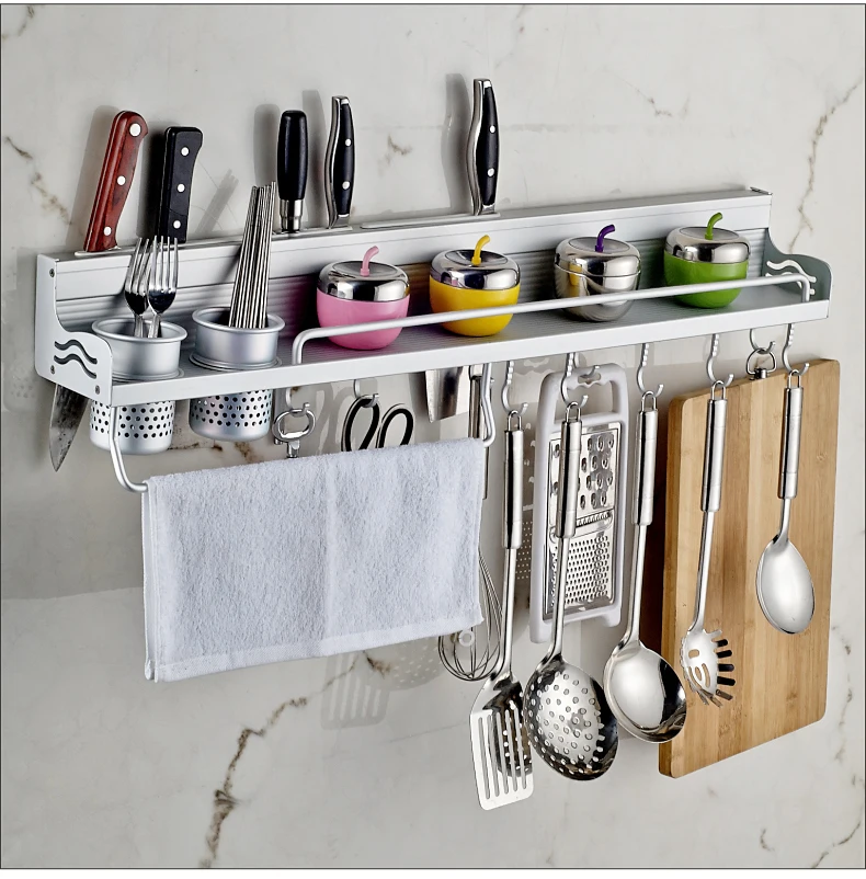 Shelf storage rack goods rest kitchen seasoning spice rack hanging