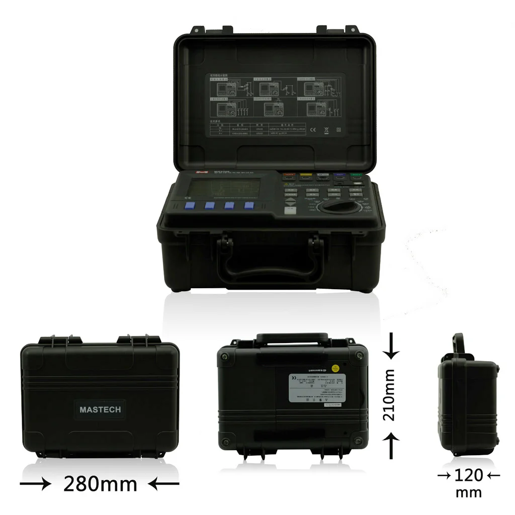 MASTECH MS2307 интеллигентая(ый) тестер сопротивления заземления метр USB2.0 Порты и разъёмы& двойной зажим 4 ПОЛЮС ЗЕМЛИ измерение сопротивления 20/48 V