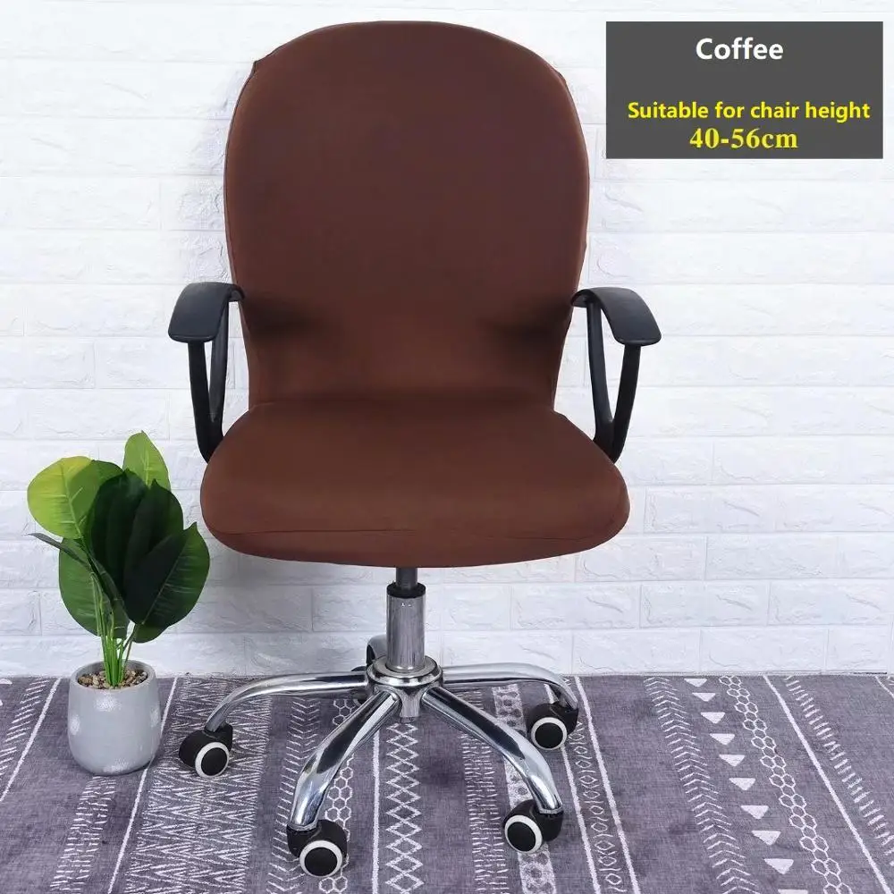 Однотонная накидка на обеденные стулья для дома, чехлы на офисные стулья Spadex, эластичные чехлы на стулья для конференций