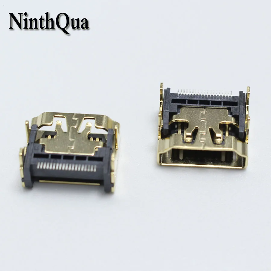 5 шт. DIY HDMI тип A Тип сварки гнездовой разъем 19 Pin SMT 4 фута позолоченный с покрытием |