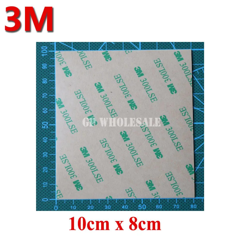 80mm x 100mm 3M 9495LE 300LSe Clear Double Sided Adhesive Tape For