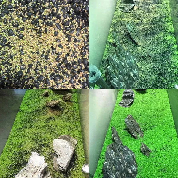 Mrosaa водный пейзаж двойной лист аквариума семян набор glossostigm elatinoides семена
