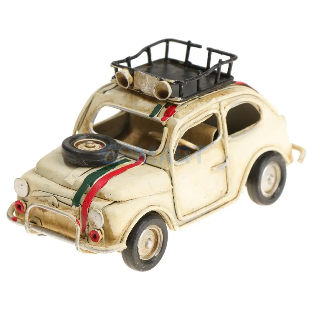 Vintage Car Model Handmade Mini Classic Car Home Desk Decor Kids Gift Toy