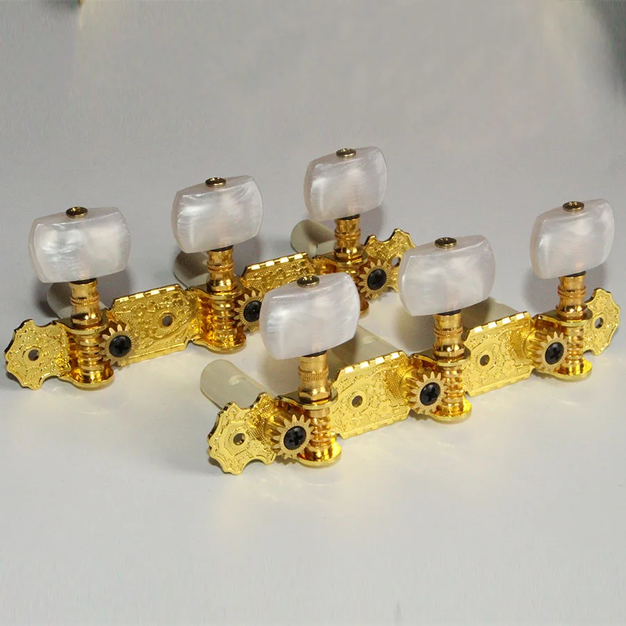 Classic Guitar String Tuning Pegs Tuners Gold Plated 3 Colour Guitar