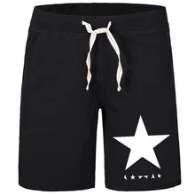 Шикарные однотонные пляжные шорты для отдыха для мужчин с классическим рисунком звезды с карманами, спортивные шорты для бега и тренировок, верхняя одежда, pantalones cortos