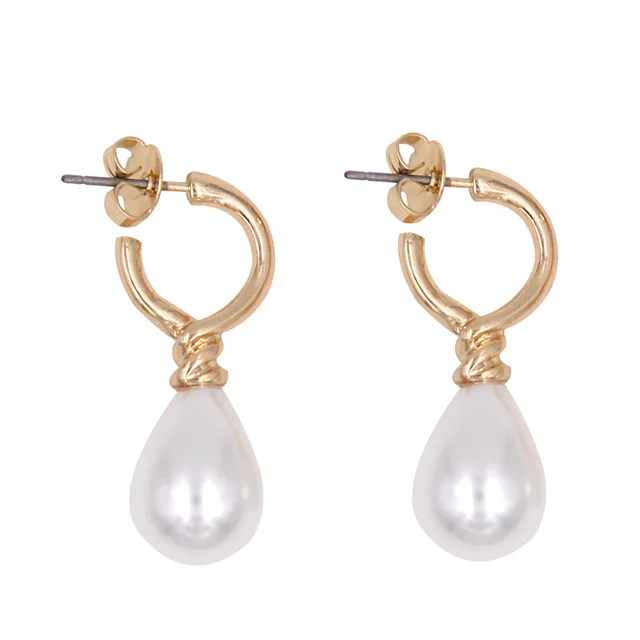 Clic Teardrop Pearls Dangle Earrings Princess Diana Vintage Clic Teardrop Pearls Dangle Earrings Princess Diana Vintage Fashion Jewelry Women Accessory Gift
