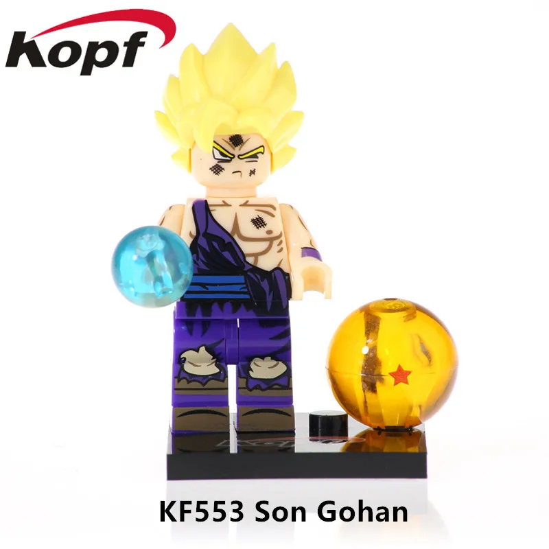 KF6045 строительные блоки Dragon Ball Сон Гохан стволы Janemba Вегета кирпичи куклы Коллекция Фигурки для детей подарок игрушки - Цвет: KF553 Without Box