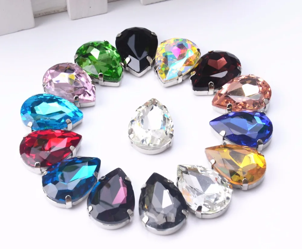 20 шт. стеклянные бусины в форме слезы 18 х25 мм|beads beads|beads with crystalbead drill |