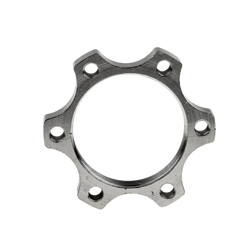 Bike Disc Brake Rotor Adaptor for 6 Bolt Rotors - Universal fit Mountain Road Bicycle Disco concentrador roscado