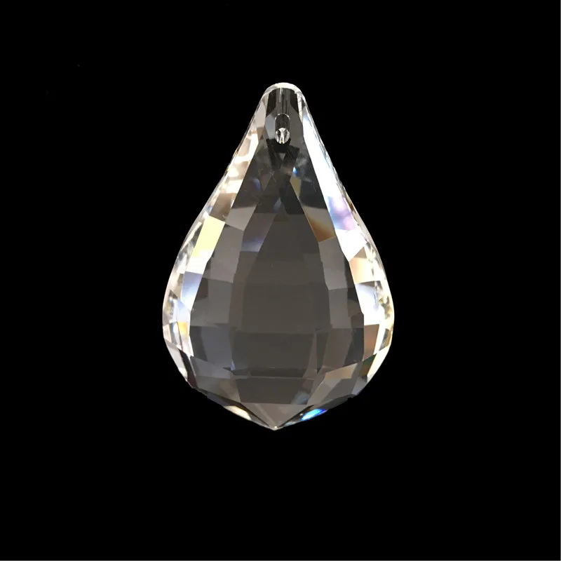 50mm Pipa-like Crystal Glass Chandelier Lamp Lighting Prisms Hanging Pendants US