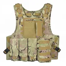 5 цветов Камуфляж для охоты военный тактический жилет Wargame Body Molle Armor охотничий жилет многофункциональный CS наружное оборудование