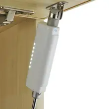 Светодиодная подсветка под шкаф, Универсальный светильник для шкафа, сенсорный светодиодный, внутренняя шарнирная лампа для шкафа, шкафа, кухни