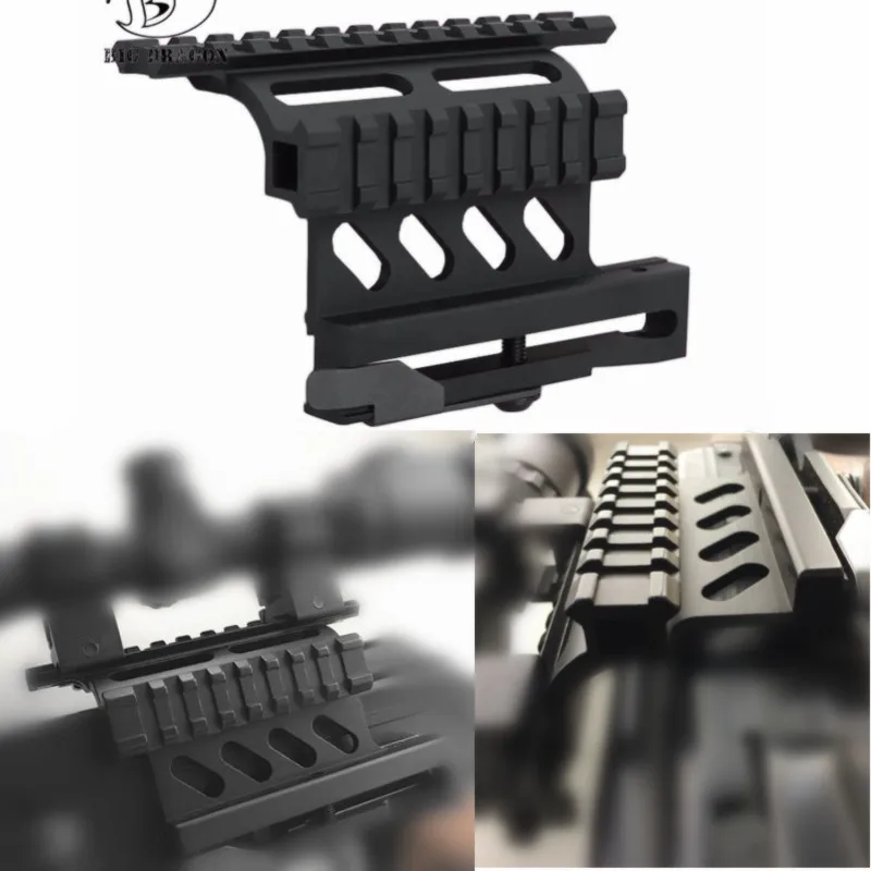 

Gen III Tactical AK Serie Rail Side Mount Quick QD Style 20mm Detach Weaver rail Double Side AK Scope Sight Mounts Rifle