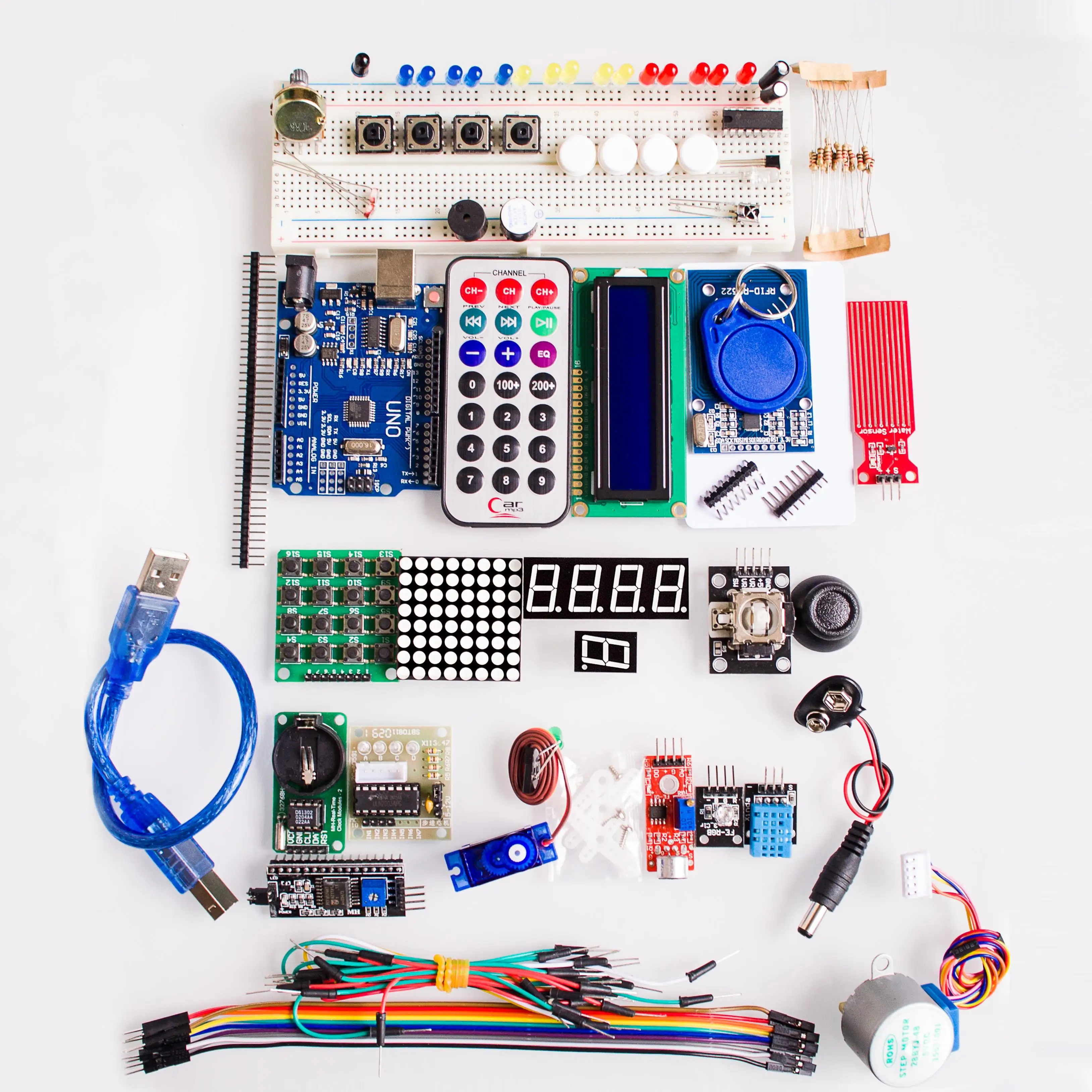 UNO R3 KIT Upgraded version of the Starter Kit the RFID learn Suite LCD 1602 for arduino kit|uno r3|uno arduinostarter kit arduino - AliExpress