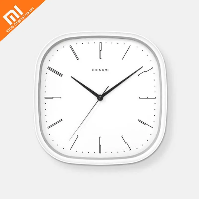 Оригинальные настенные часы xiaomi mijia и простые тонкие ультра тихие Висячие с
