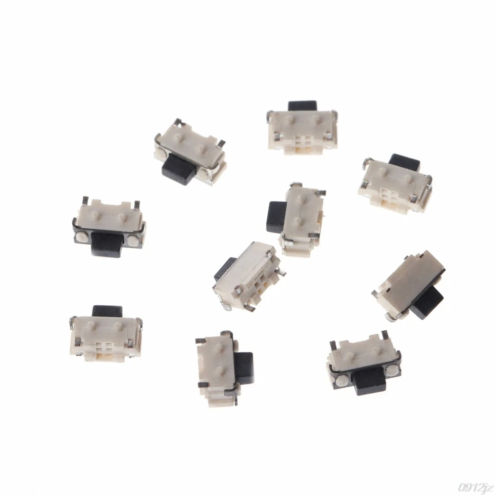 

10 Pcs/1 Set Side Tactile Push Button Micro SMD SMT Tact Switch 2x4x3.5mm Switches Accessories New Drop ship