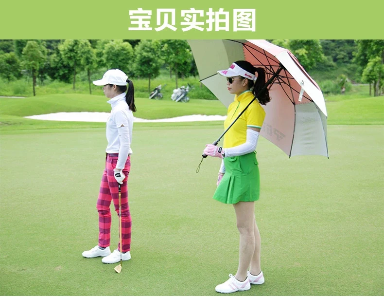 PGM гольф спортивный солнцезащитный крем анти-УФ Полуавтоматический зонт Анти-УФ большая площадь анти-прочность