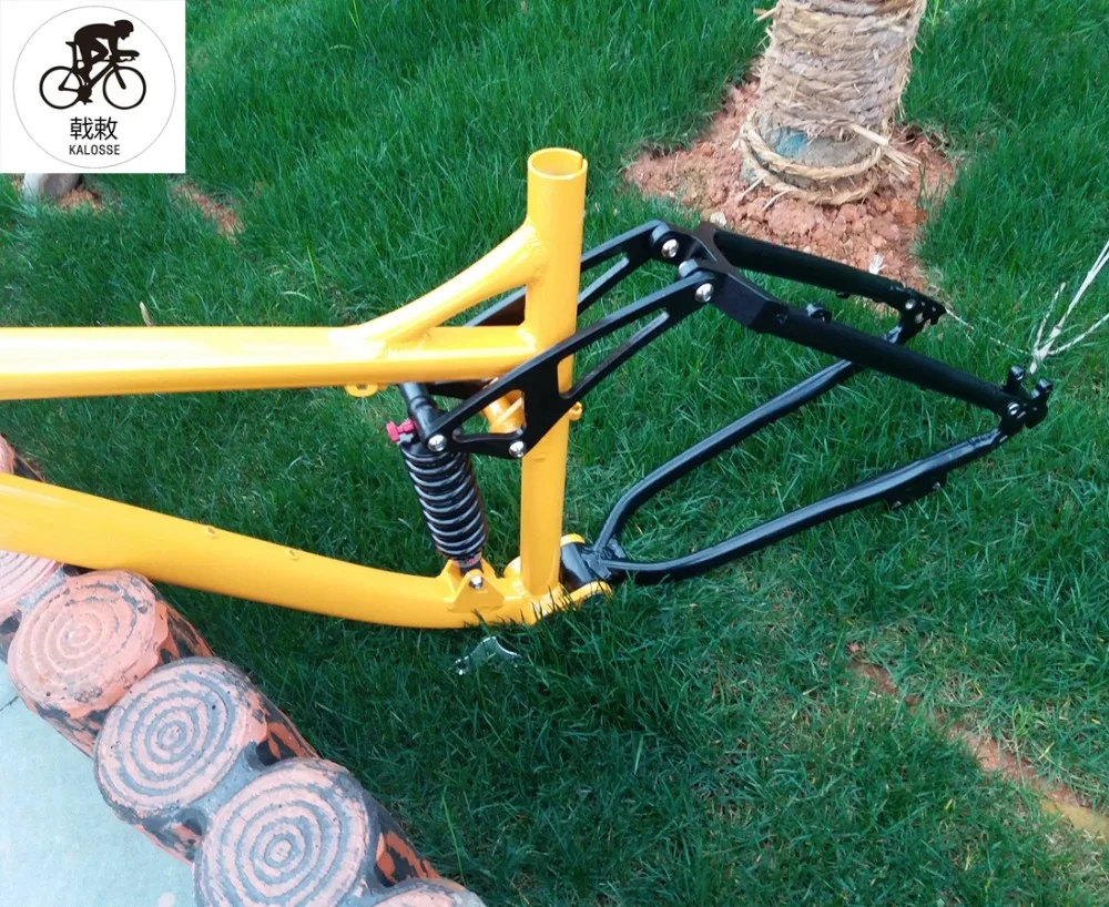 Perfect Kalosse adults  mountain  bicycle frame  27.5X17 inch soft-tail  190mm travel  27.5er mountain  bike frame 4