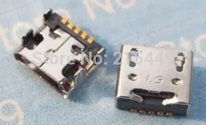 10 шт. разъем Micro USB для Google nexus 4/LG E400 E960 E610 P700 P705 P880 L7 F180 LF200|connector usb|connector jackconnector micro usb