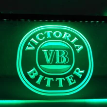 LE179-Victoria Bitch VB Beer Bar Pub светодиодный неоновый знак