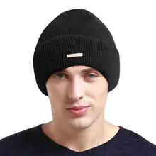 Модные унисекс Женские Мужские Полосатые зимние теплые шапки бини однотонные вязаные шапки утепленные шапки повседневные шапочки аксессуары