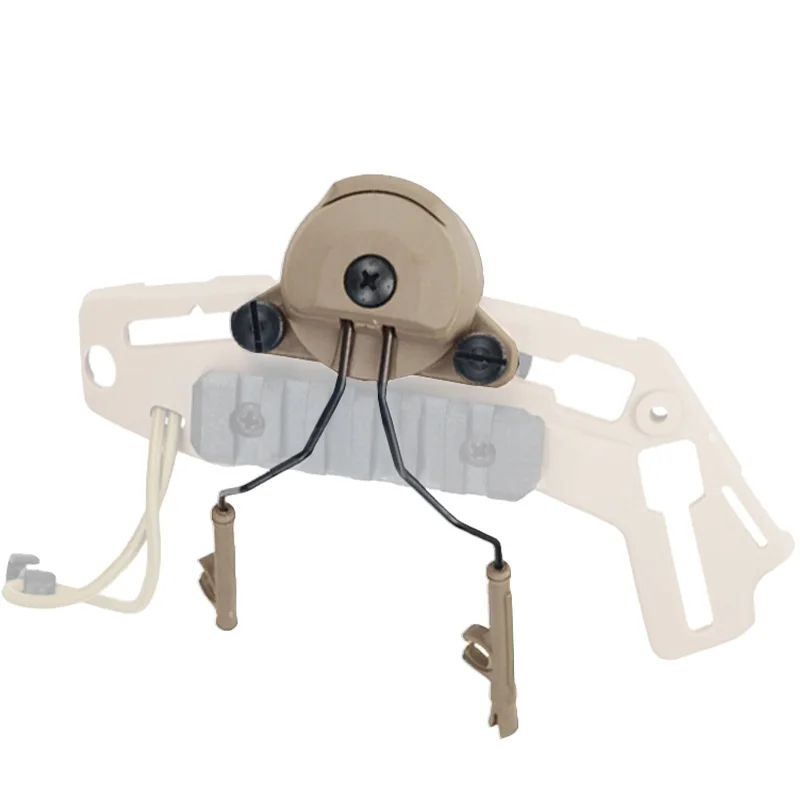 

Helmet Accessories Tactical EXF Helmet Headset Rail Adapter Set for use in Comtac I/II headphones