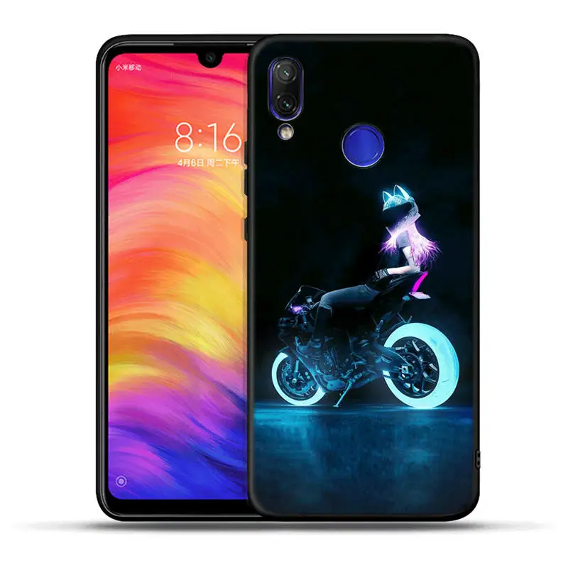 Набор «городская улица» ночное мотоцикл чехол для Xiaomi Redmi Note 7 7A 6 Pro 6A 5A Prime Mi A1 5X A2 Lite 6X4X5 плюс Pocophone F1