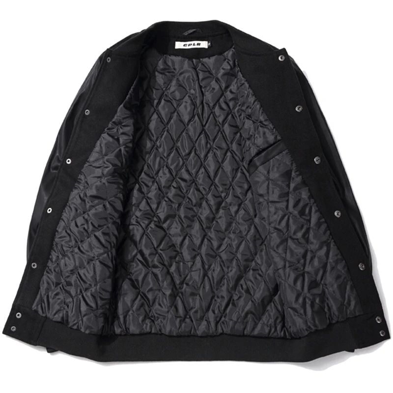 Мужская кожаная куртка с коротким рукавом размеры до 6XL|baseball jacket leather sleeves|jacket