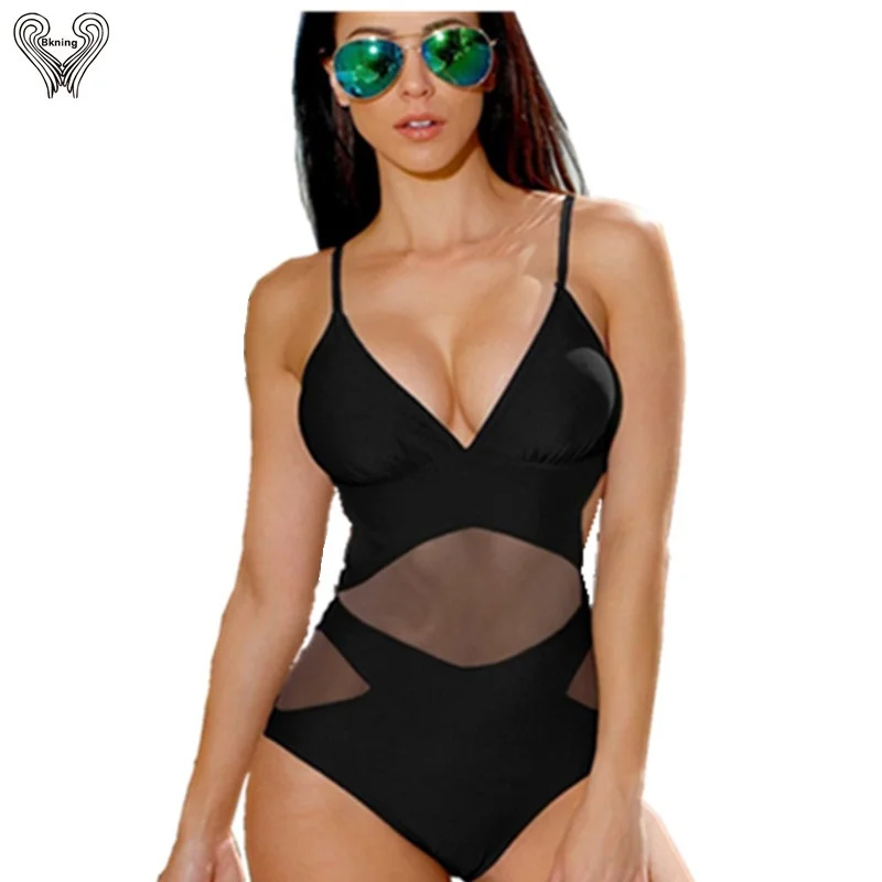 Push up one piece swimwear