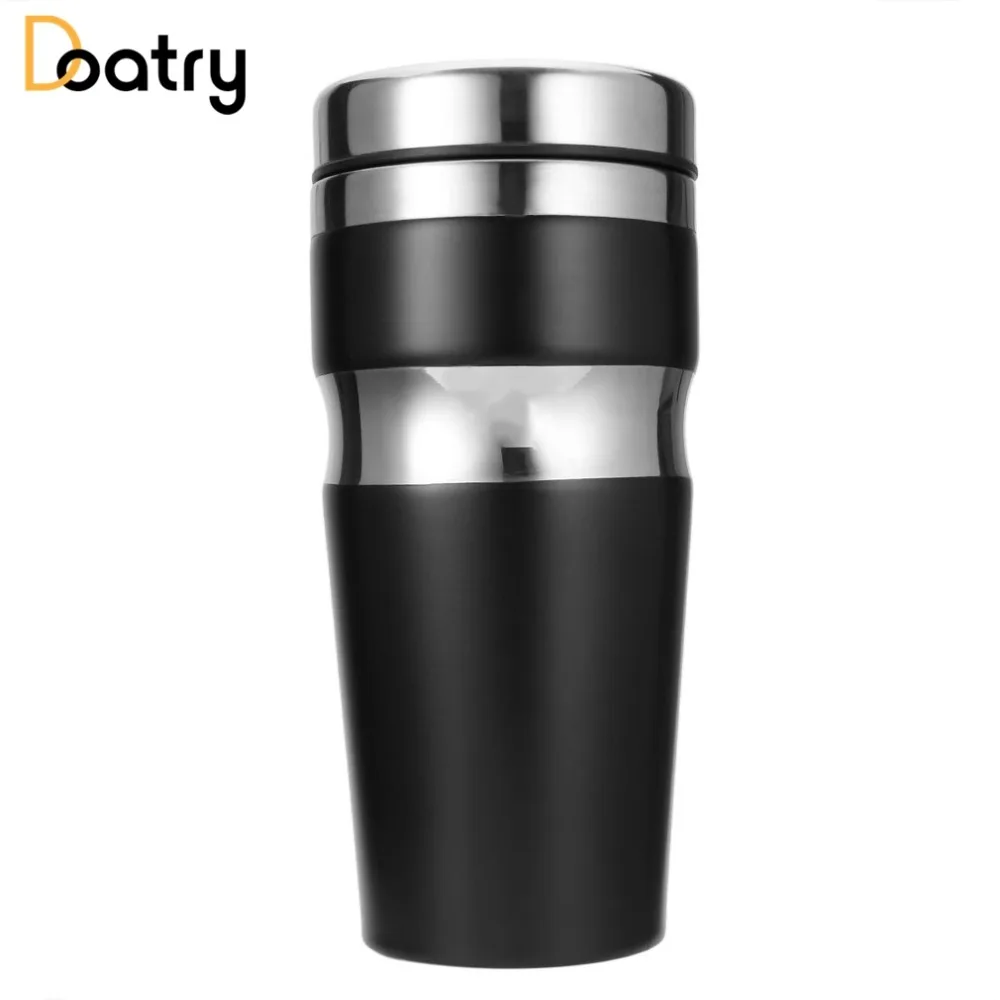 

Doatry Dual Layer Stainless Steel Car Cup Portable Thermos Cup Automobile Car Insulated Thermal Coffee Tea Water Bottle
