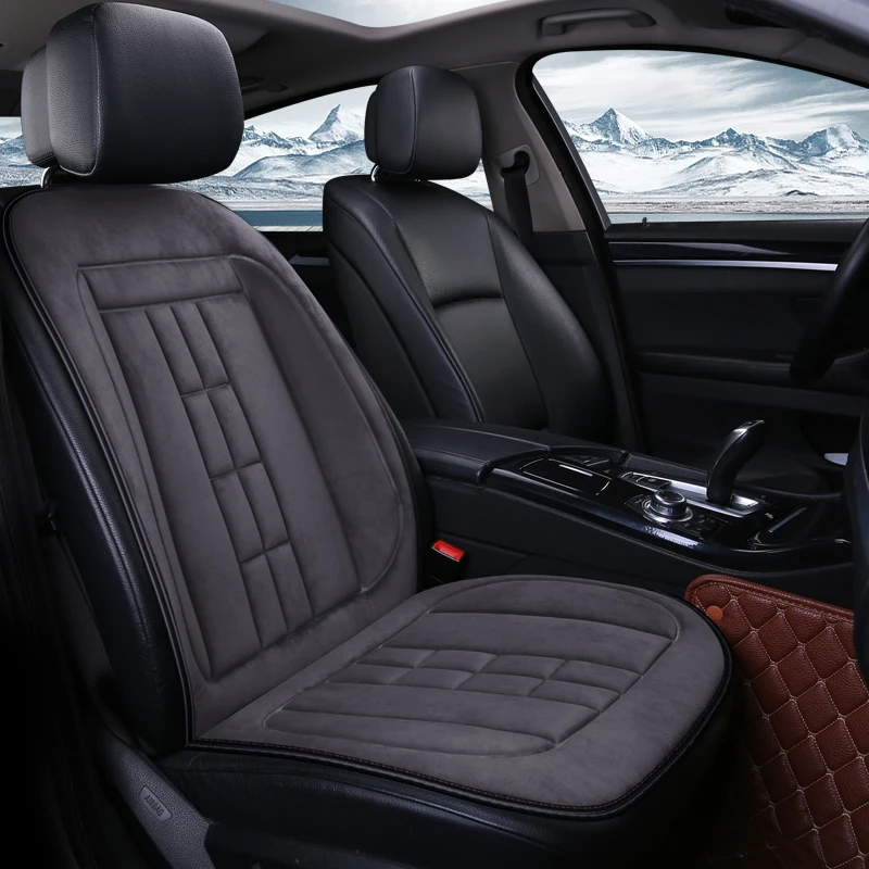 

Heated Auto Seat,12-volt/24-volt Heating Pad - Heated Cushion Cover Ice Cold Winter Weather Protector