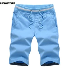 Мужские летние шорты оверсайз Cotton хлопок Drawsting Athleisure длиной до колена Талия Повседневная тонкая короткая уличная одежда 223-203