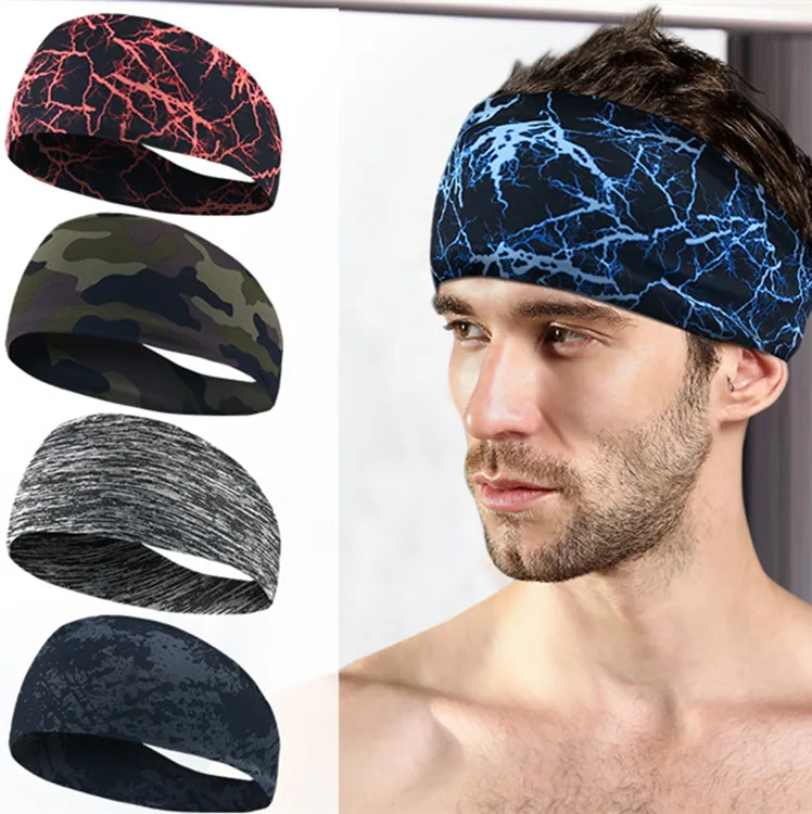 

Yoga Hair Sweat Bands Absorbent Cycling Yoga Sport Sweat Headband Men Sweatband For Men and Women Head Sweat Bands Sports Safety