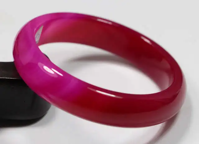 

free shipping 62MM VERY FINE RARE NATURAL RED JADEITE BRACELET BANGLE #A 212 a