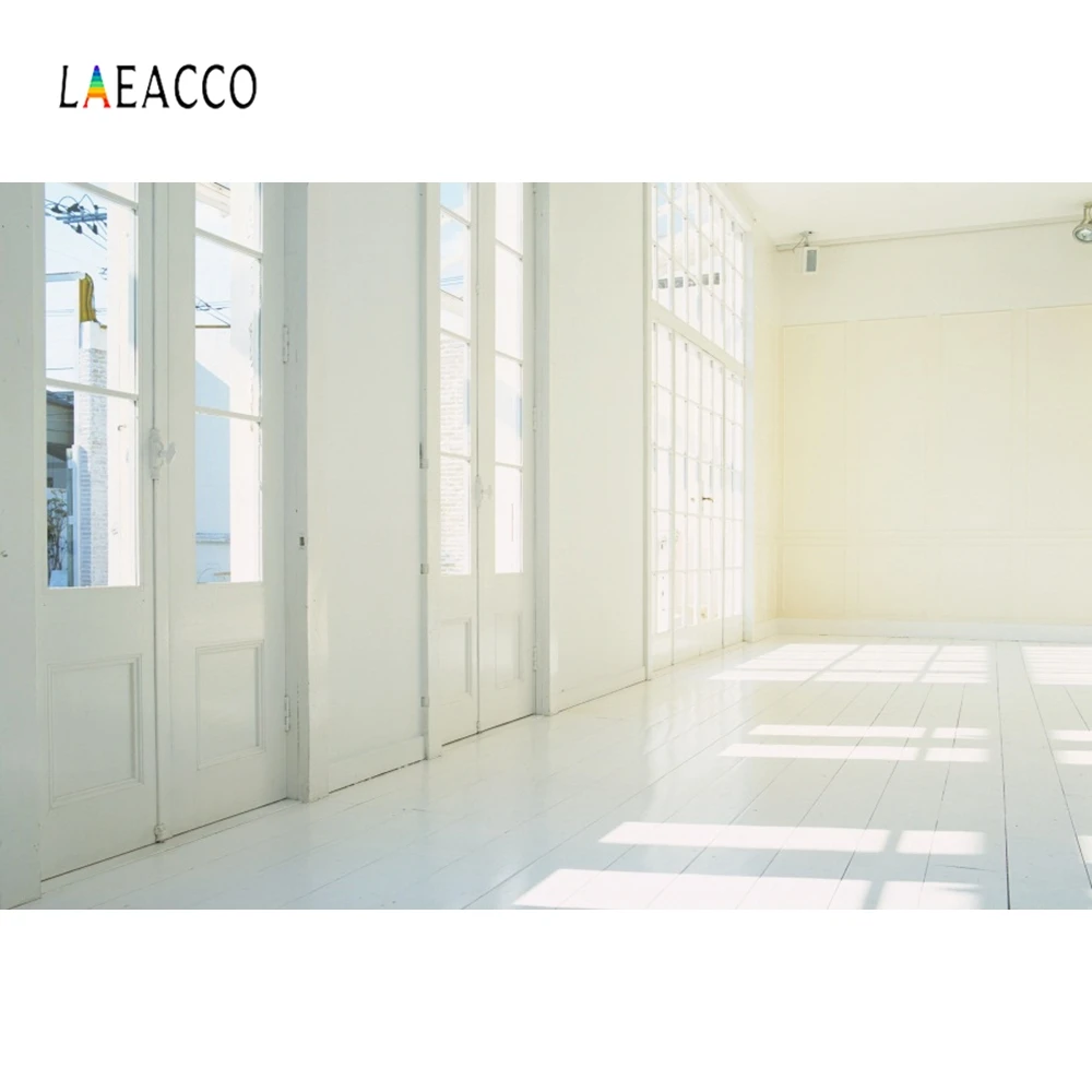 Laeacco интерьерные зеленые растения оконные занавески Солнечный свет фотографии фоны индивидуальные фотографические фоны для фотостудии
