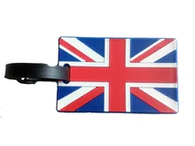 1 pcs US Baggage name card Travel UK Country Flag Luggage Tag Suitcase tags