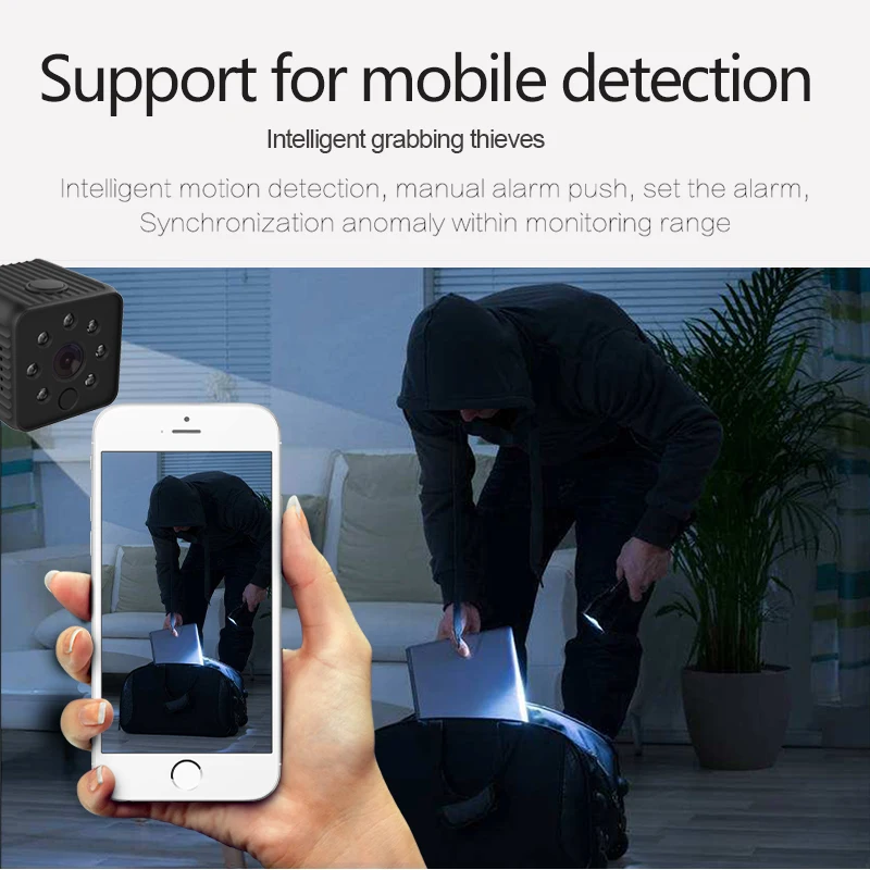 HD 1080P Мини камера ip wifi Беспроводная ночного видения маленькие микро видео