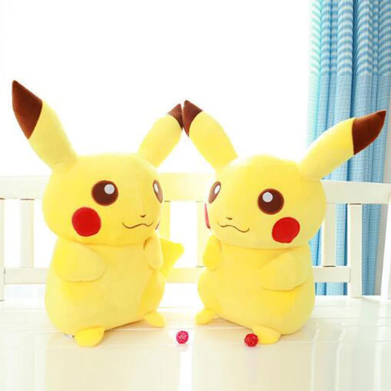 Kawo cute 35 cm 45 cm Pikachu Muñecas alta calidad peluche Pikachu muñeca niños Niñas regalos Kawo cute 35 cm 45 cm Pikachu Muñecas alta calidad peluche Pikachu muñeca niños Niñas regalos