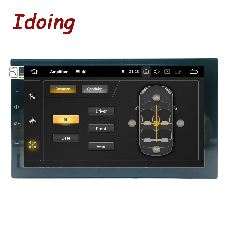 Cheap Idoing 2Din Android 9.0 7"PX5 4G+64G Octa Core Universal Car GPS DSP Radio Multimedia Player IPS screen Video Navigation 1