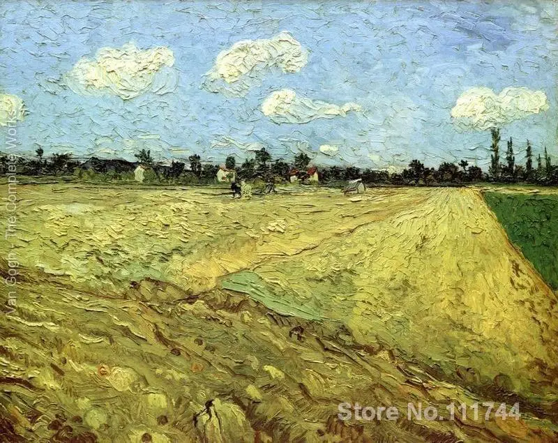 

Ploughed Field Vincent Van Gogh famous paintings oil canvas reproduction High quality Hand painted