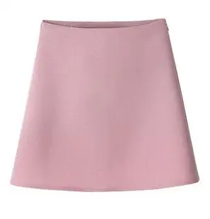 Модная женская летняя юбка, весна осень, женская короткая юбка с высокой талией, подходит ко всему размера плюс, юбка трапециевидной формы, юбки для женщин LY35 - Цвет: light pink
