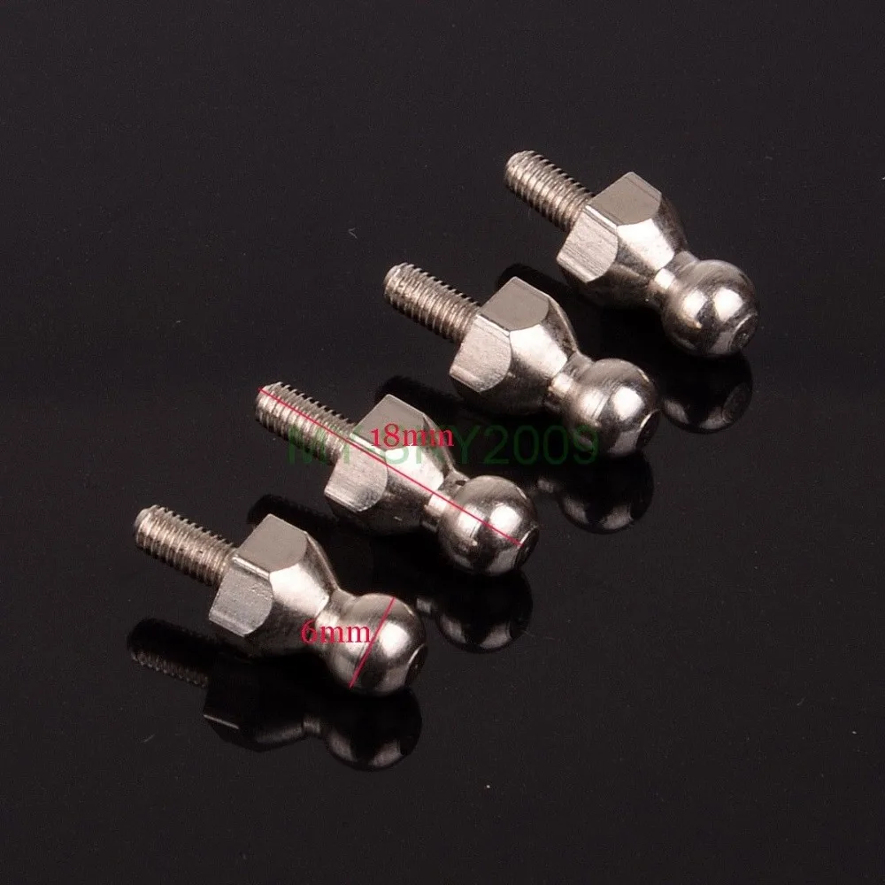 

4PCS 08021 HSP Shock Ball Mount 4Pcs For RC 1/10 Model Car Spare Parts