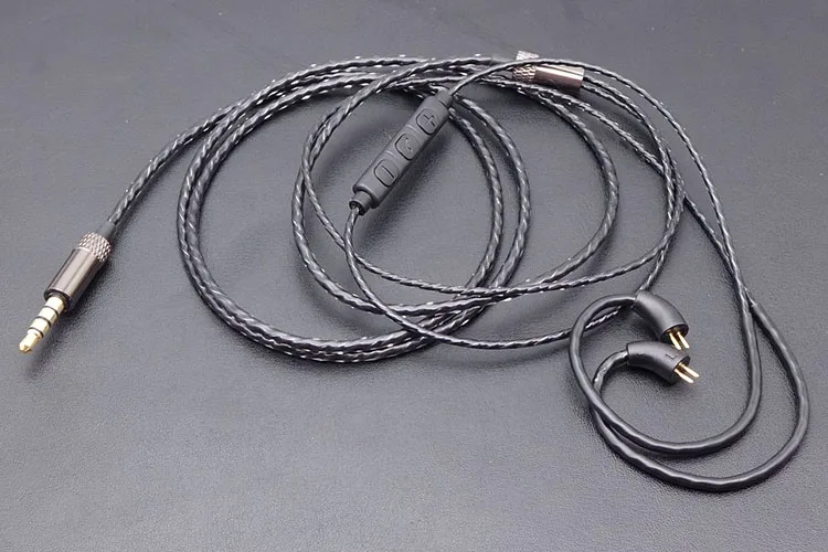 Remote control upgrade line for KZ ZST ZS3 zs5 ZS6 zs10 ED12 0 75MM pin headphones