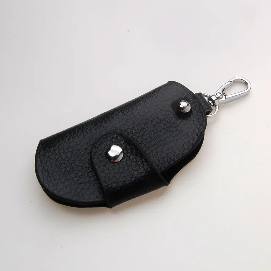 Car Leather Remote Key Entry Protective Holder Fob Case Keyring Fit For ...