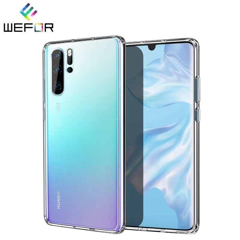

Luxury Case For Huawei P30 Pro P30 Ultra thin Clear Transparent TPU Silicone Case For Huawei P30 Protect Rubber Cover Conque